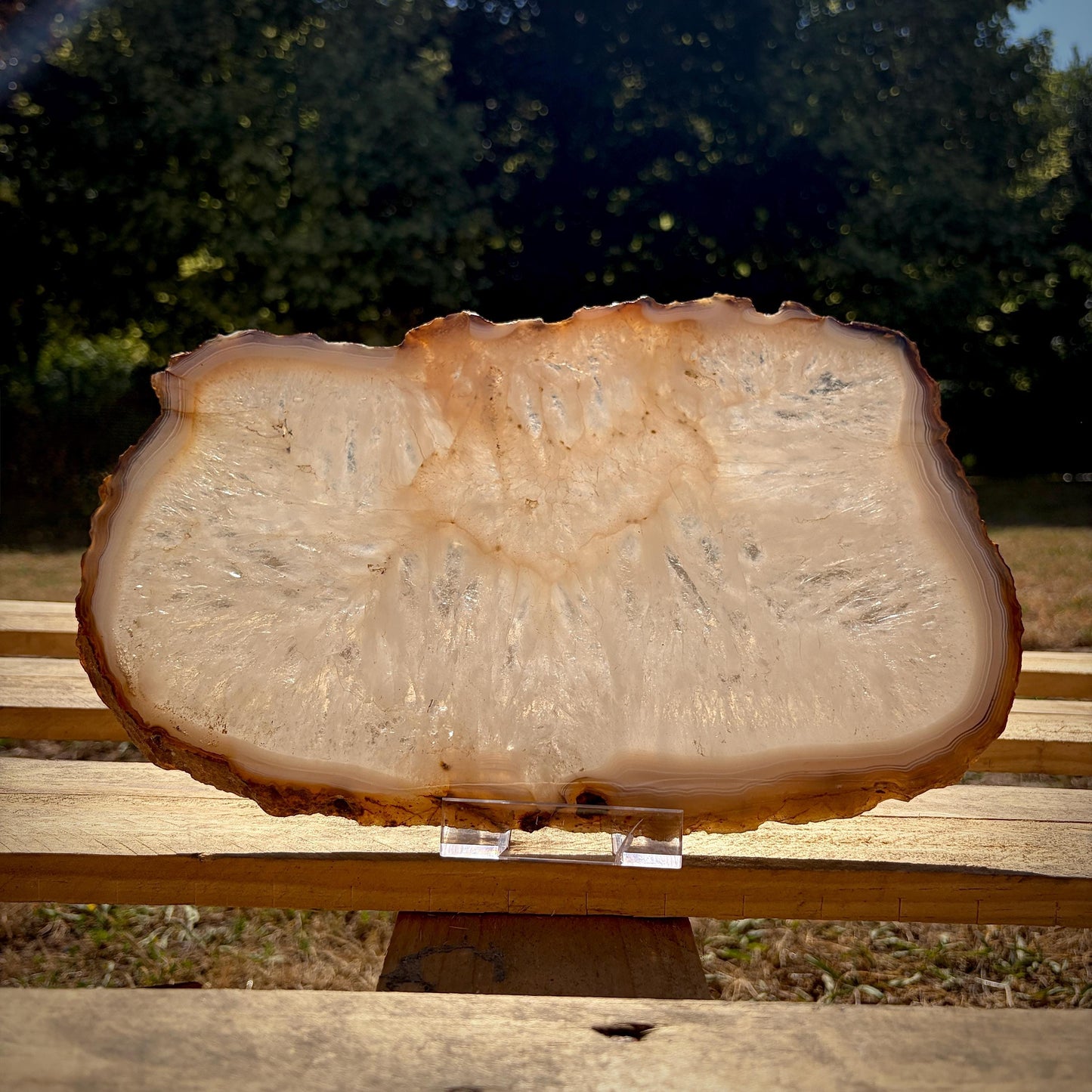 Large Agate Crystal Slice | Crystal Home Decor | 2.56kg