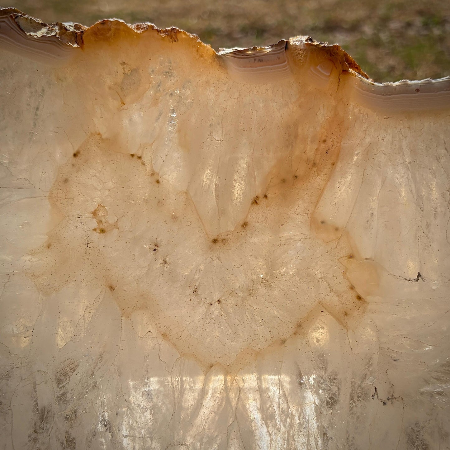 Large Agate Crystal Slice | Crystal Home Decor | 2.56kg