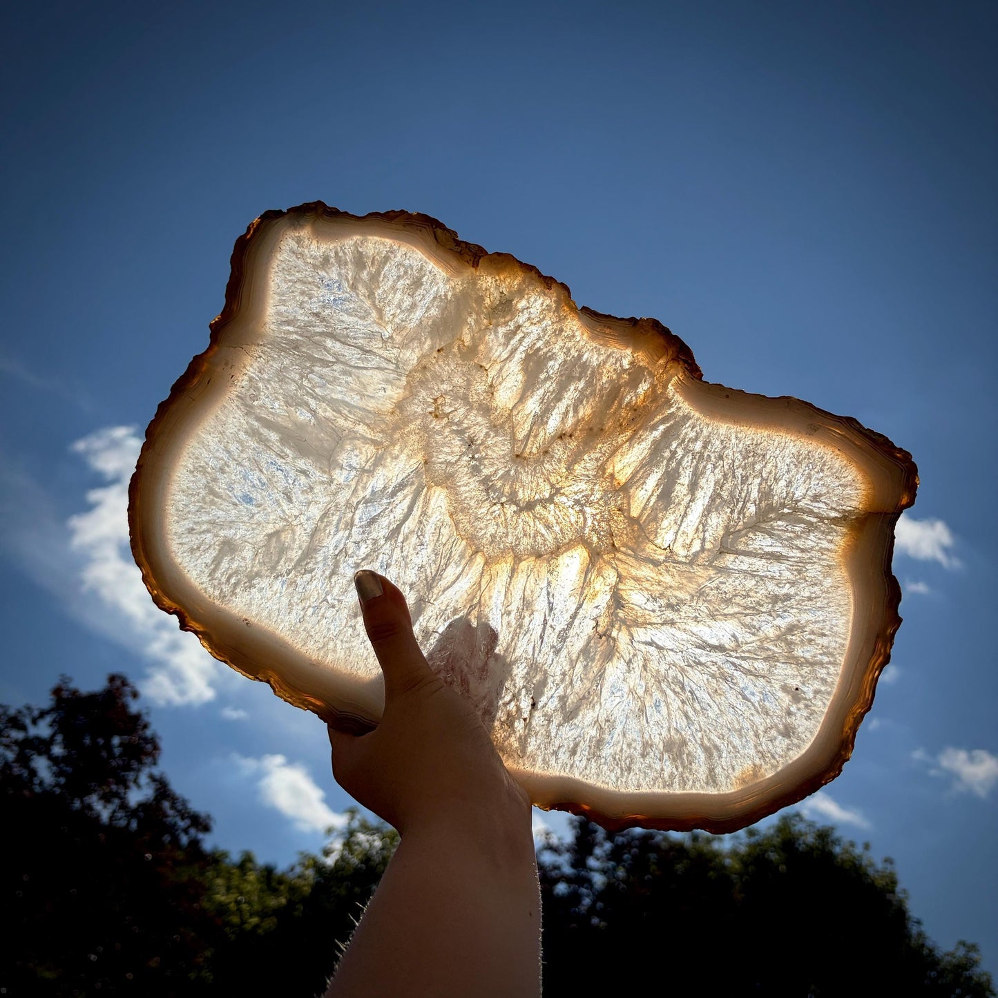 Large Agate Crystal Slice | Crystal Home Decor | 2.56kg