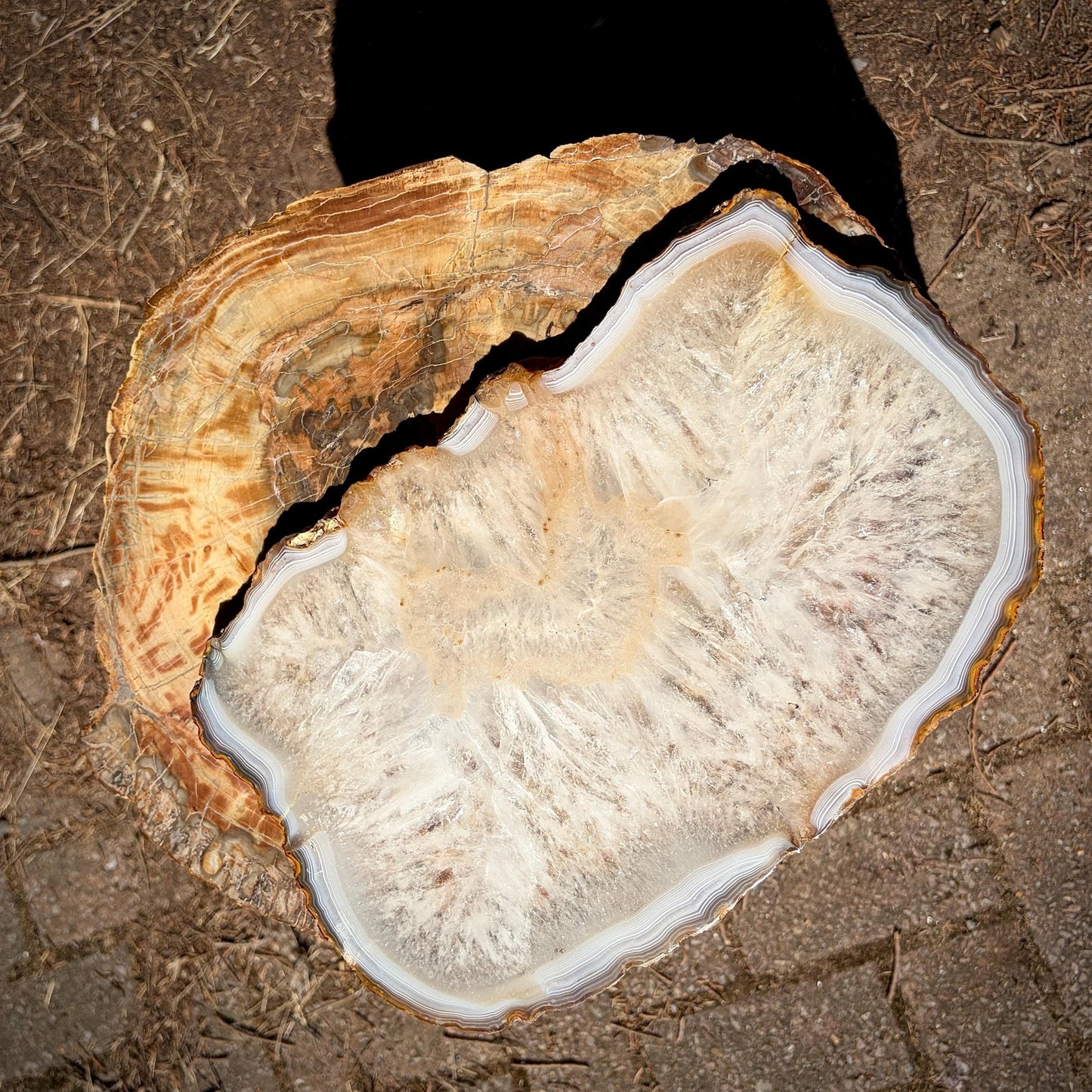 Large Agate Crystal Slice | Crystal Home Decor | 2.56kg