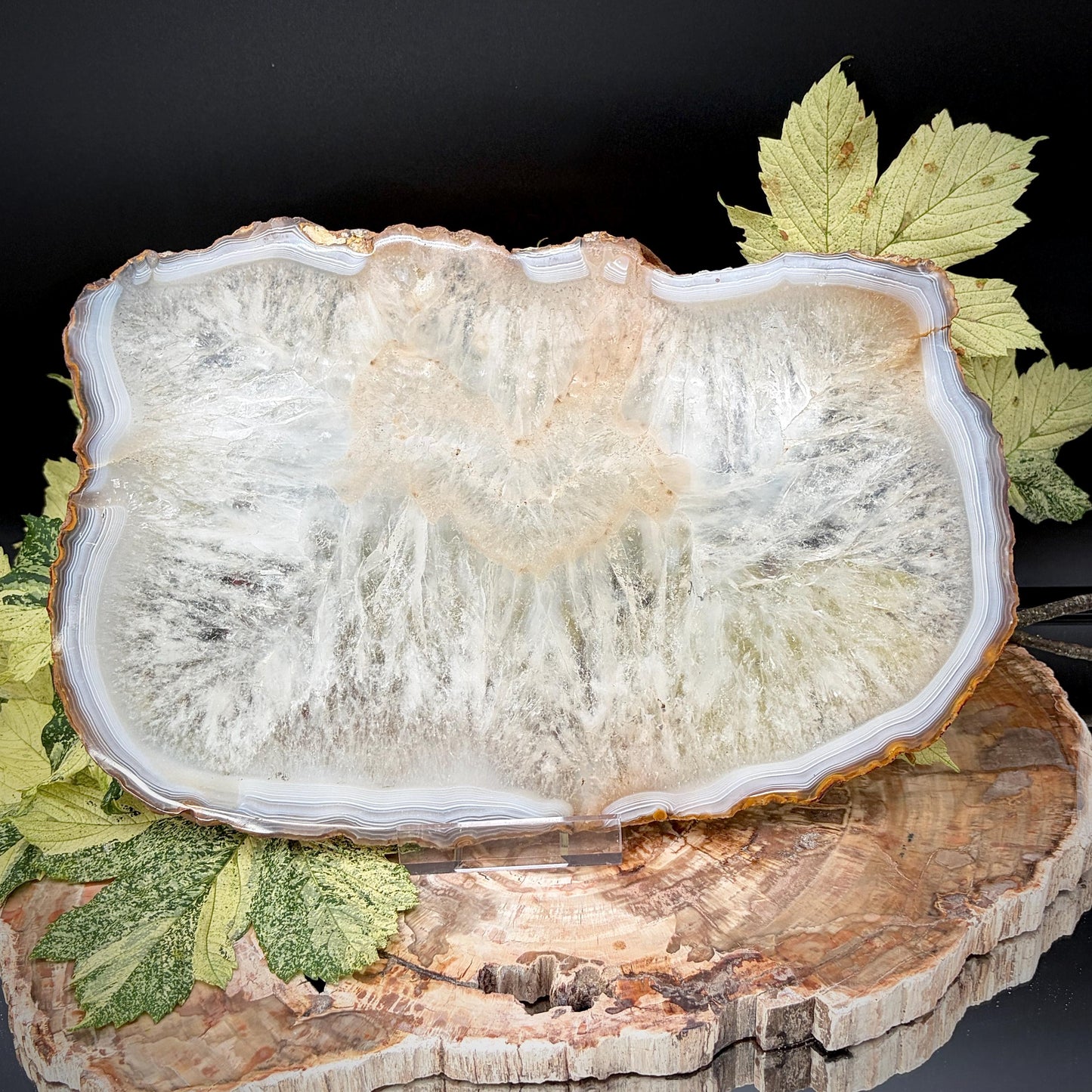 Large Agate Crystal Slice | Crystal Home Decor | 2.56kg