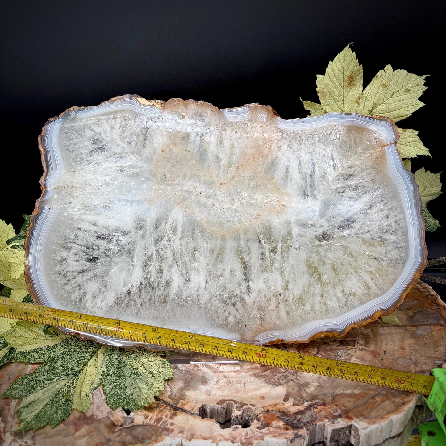 Large Agate Crystal Slice | Crystal Home Decor | 2.56kg