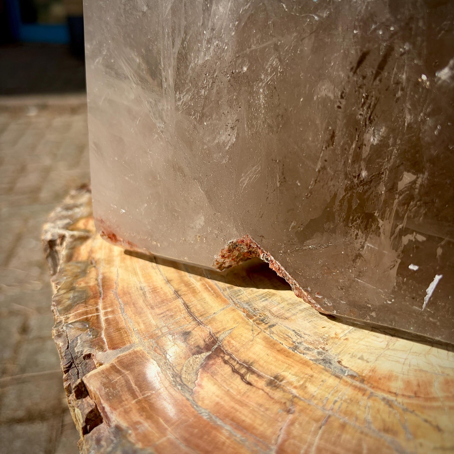 Smoky & Clear Quartz Statement Point | Large Natural Quartz Sculpture | Crystal Interior Decor | 25.6kg
