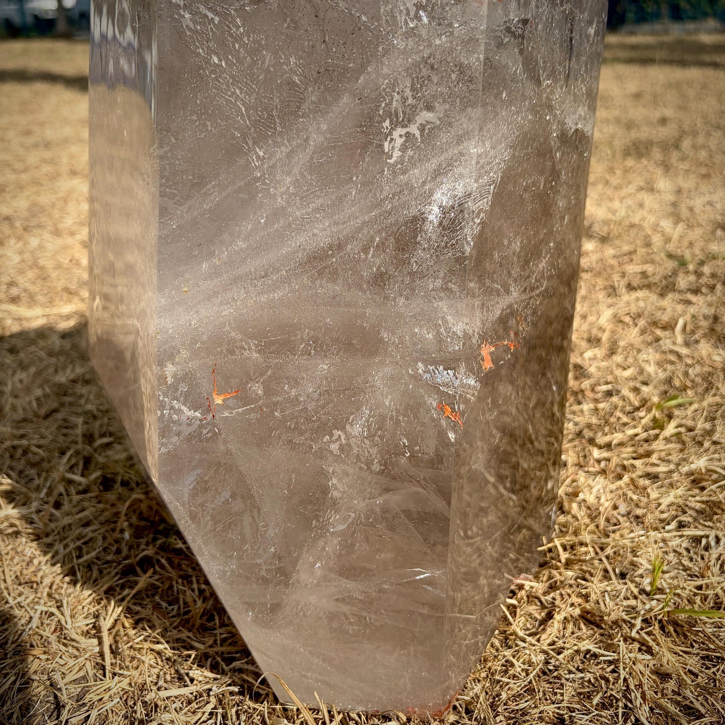 Smoky & Clear Quartz Statement Point | Large Natural Quartz Sculpture | Crystal Interior Decor | 25.6kg