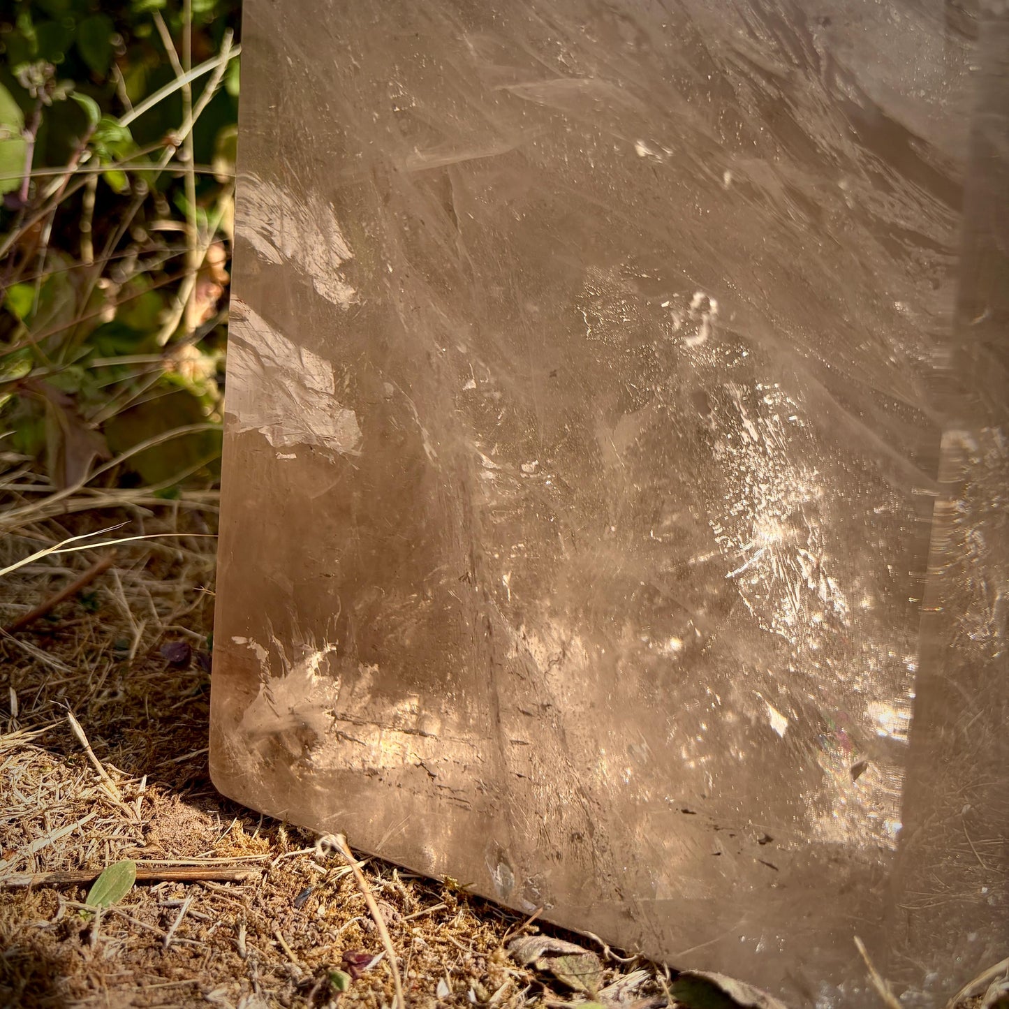 Smoky & Clear Quartz Statement Point | Large Natural Quartz Sculpture | Crystal Interior Decor | 25.6kg
