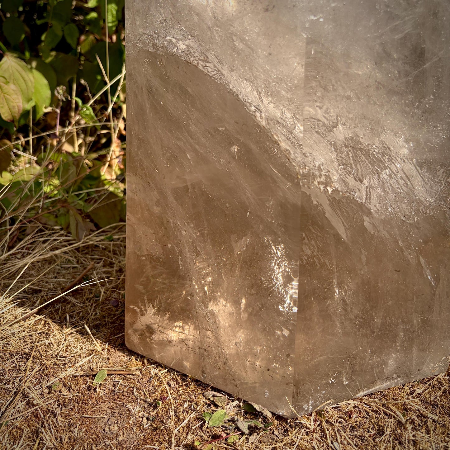 Smoky & Clear Quartz Statement Point | Large Natural Quartz Sculpture | Crystal Interior Decor | 25.6kg