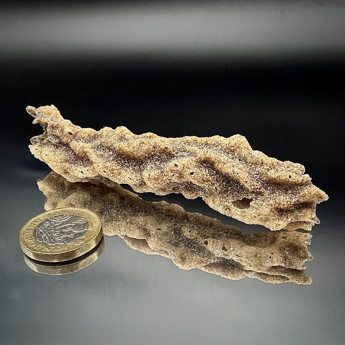 Large Fulgurite Specimen -  Petrified Lightning Stone from Libyan Desert #20