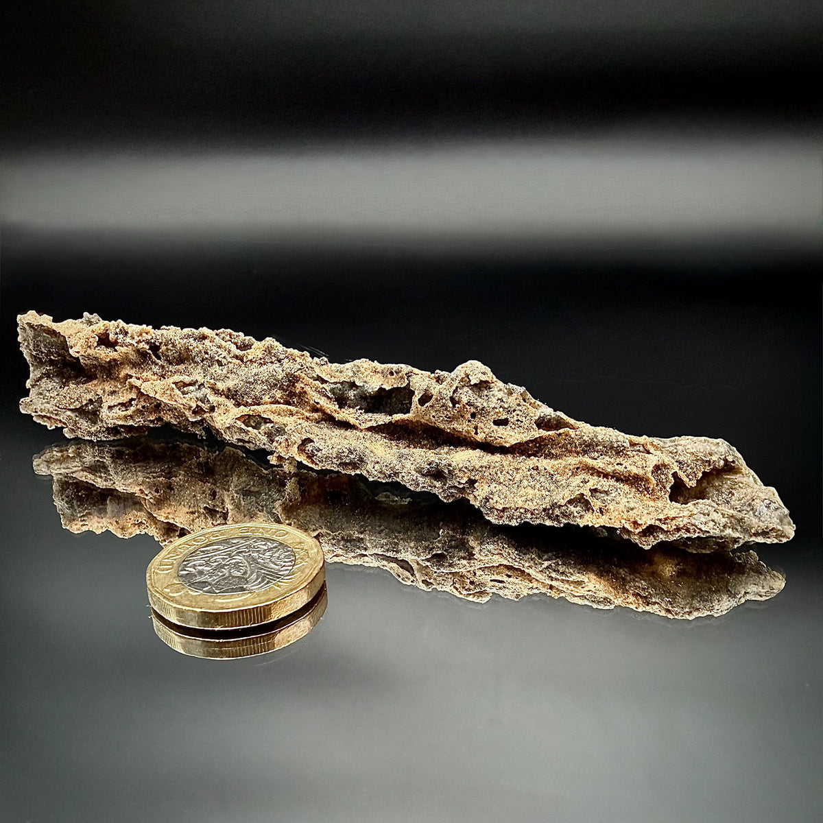 Large Fulgurite Specimen -  Petrified Lightning Stone from Libyan Desert #15