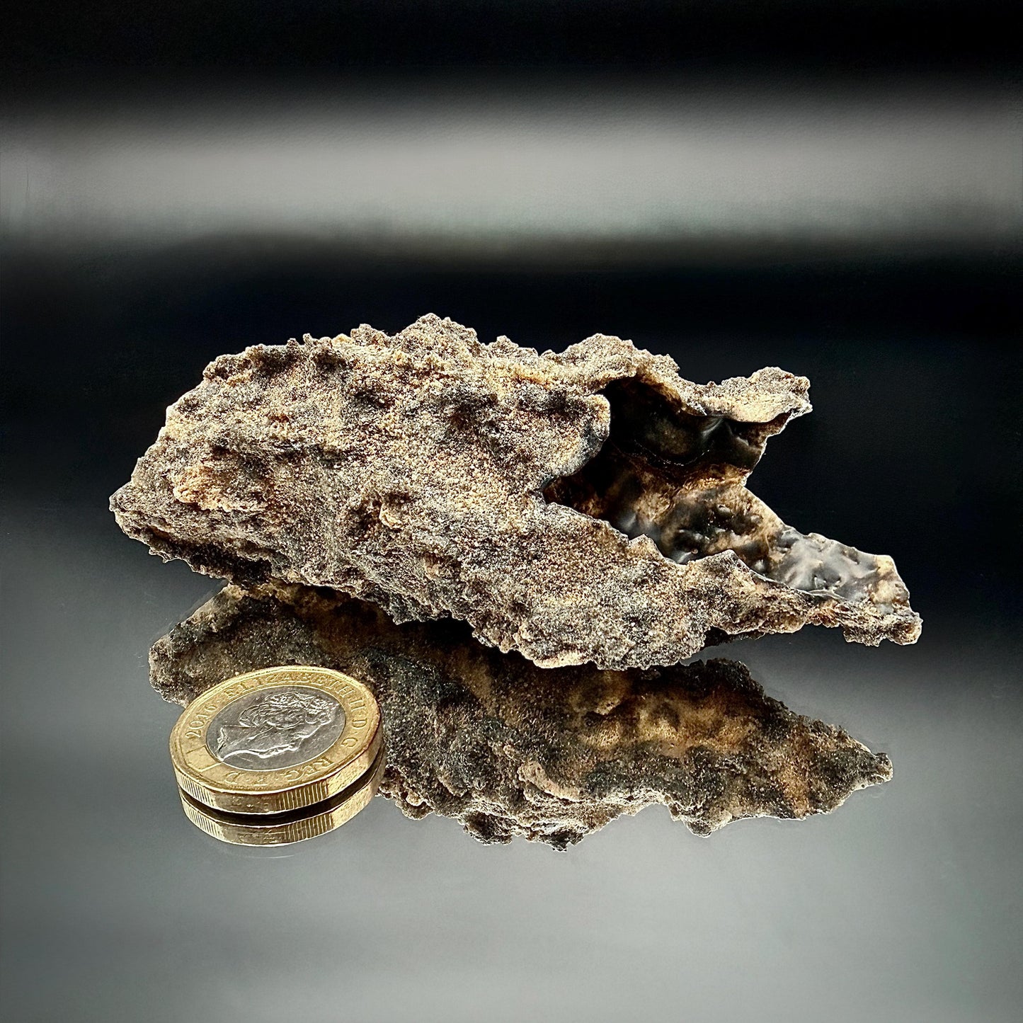 Large Fulgurite Specimen -  Petrified Lightning Stone from Libyan Desert #12
