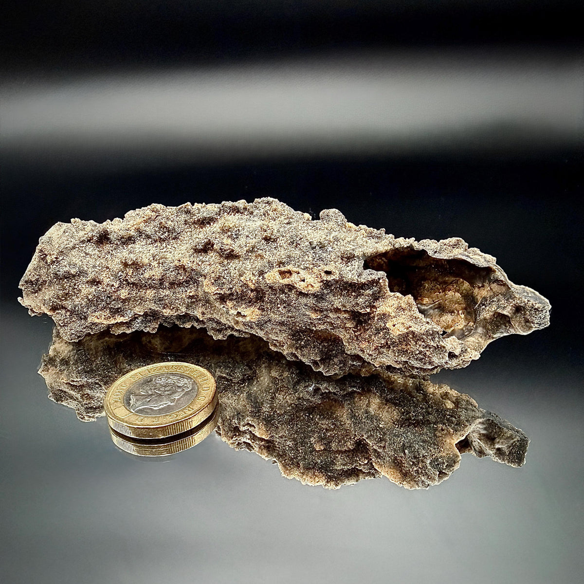 Large Fulgurite Specimen -  Petrified Lightning Stone from Libyan Desert #11