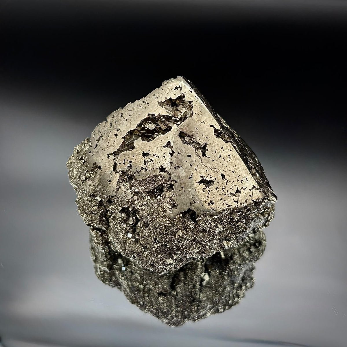 Large Pyrite Crystal | Top Polished Tower #4