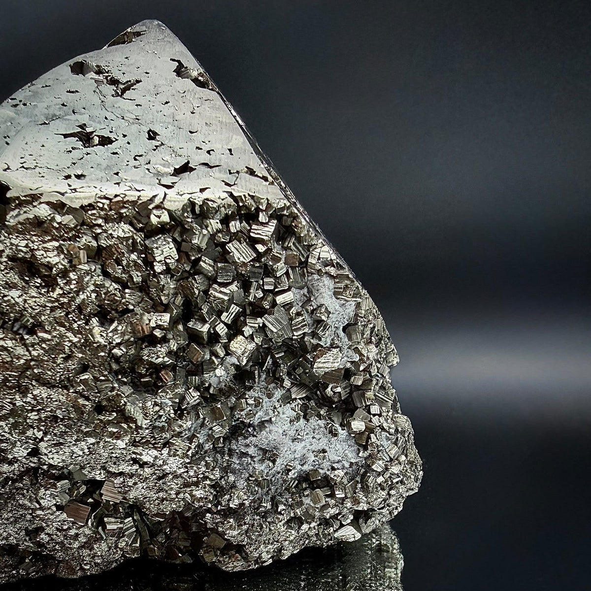 Large Pyrite Crystal | Top Polished Tower #4