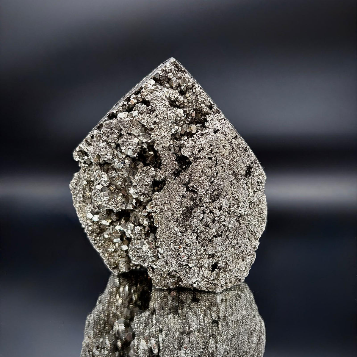 Large Pyrite Crystal | Top Polished Tower #3