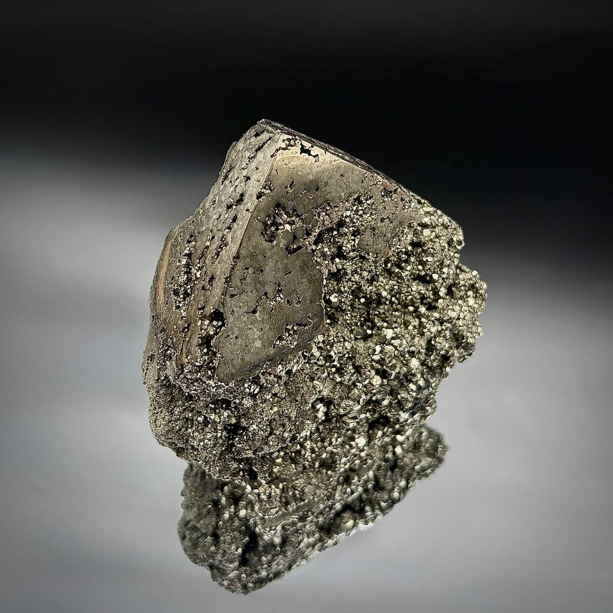 Large Pyrite Crystal | Top Polished Tower #3