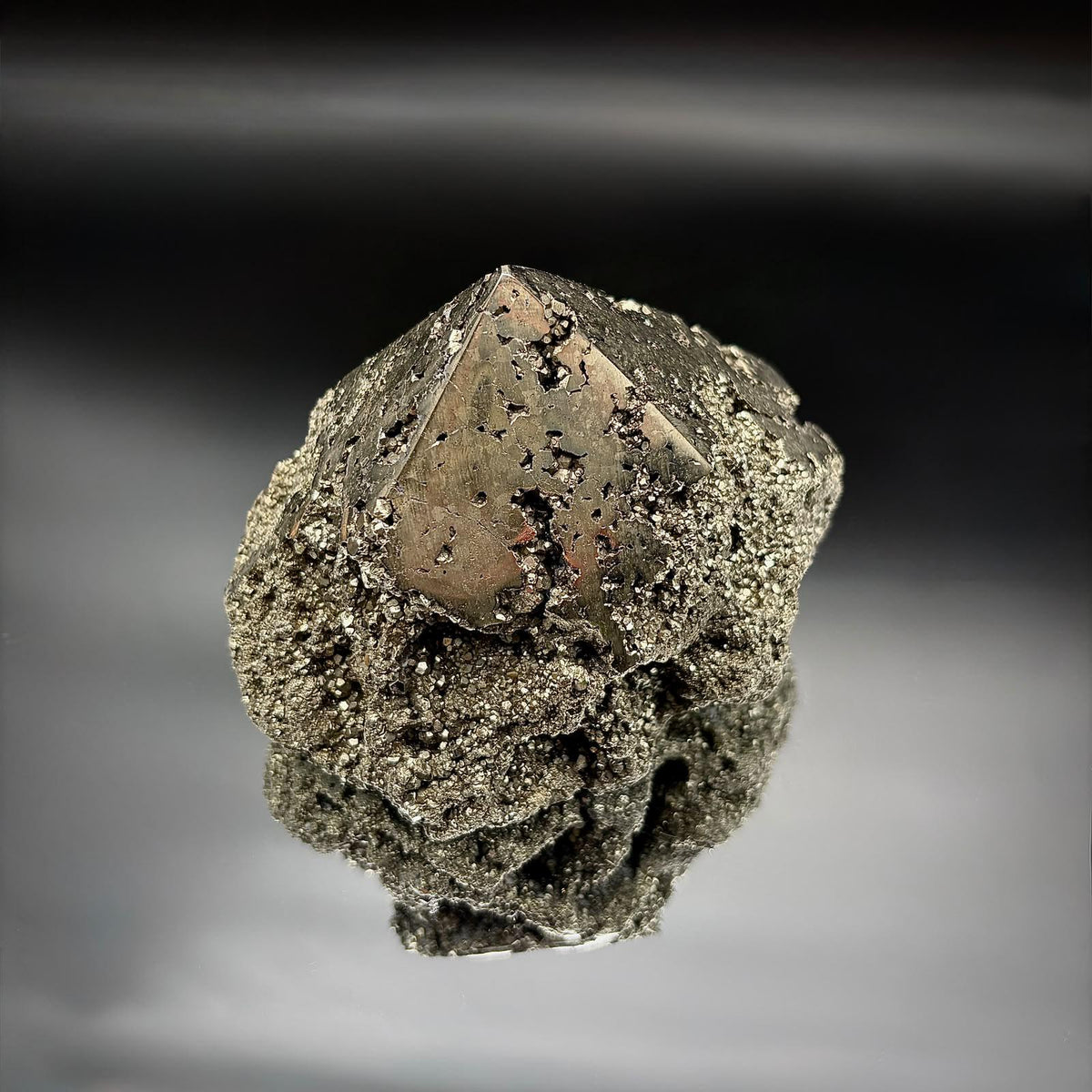 Large Pyrite Crystal | Top Polished Tower #2
