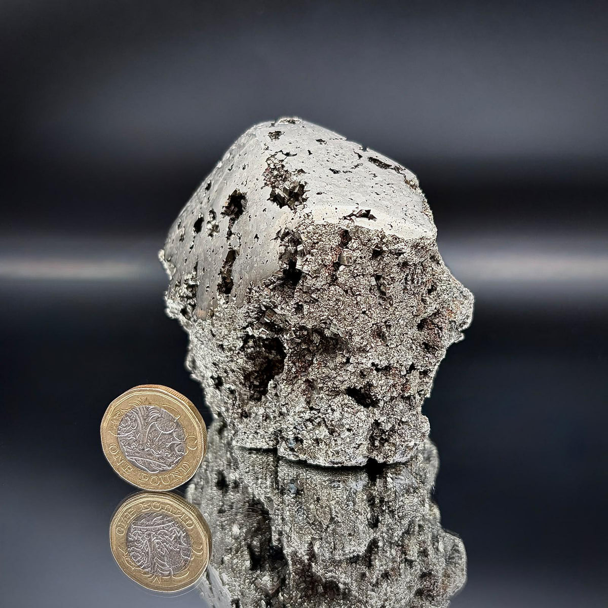 Large Pyrite Crystal | Top Polished Tower #1