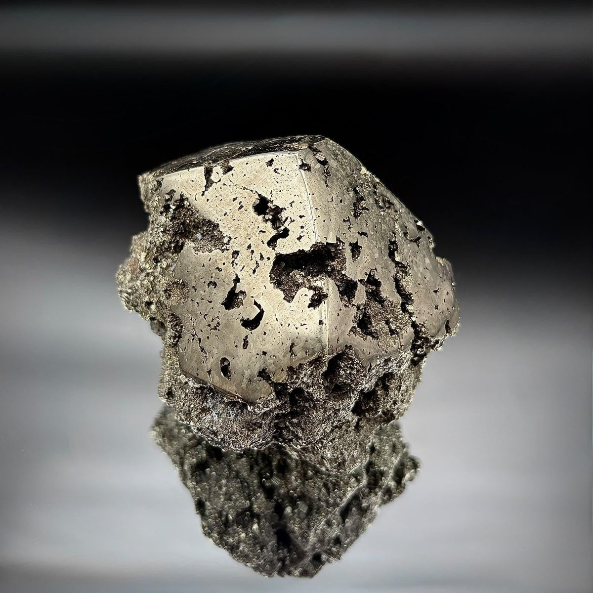 Large Pyrite Crystal | Top Polished Tower #1