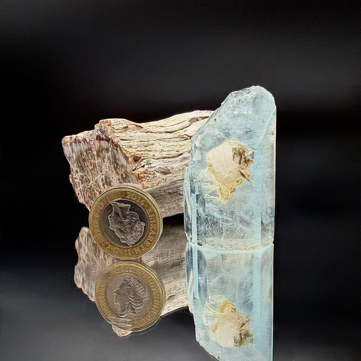 Large Terminated Aquamarine Crystal Gemstone Specimen | Collector Piece 63g