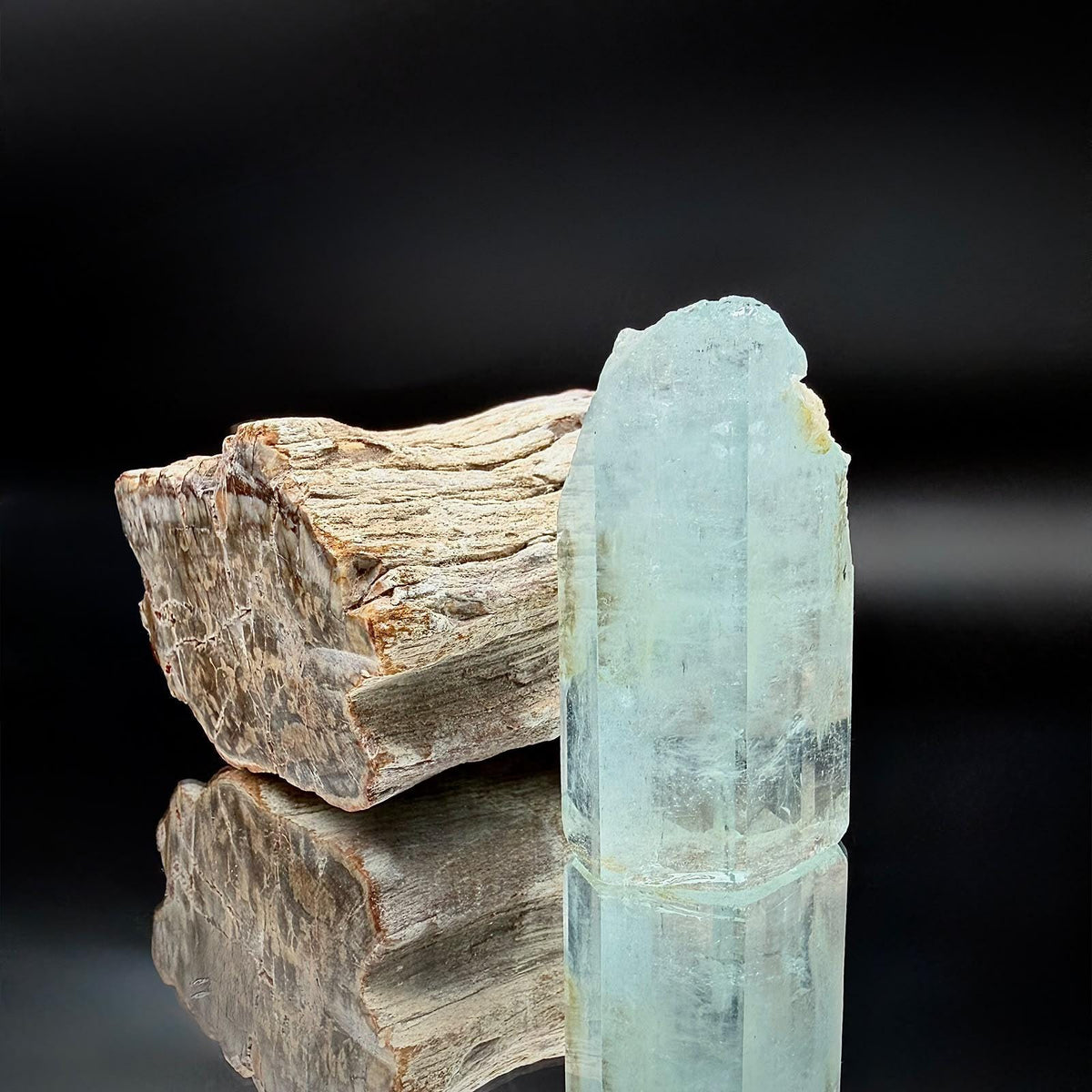 Large Terminated Aquamarine Crystal Gemstone Specimen | Collector Piece 63g