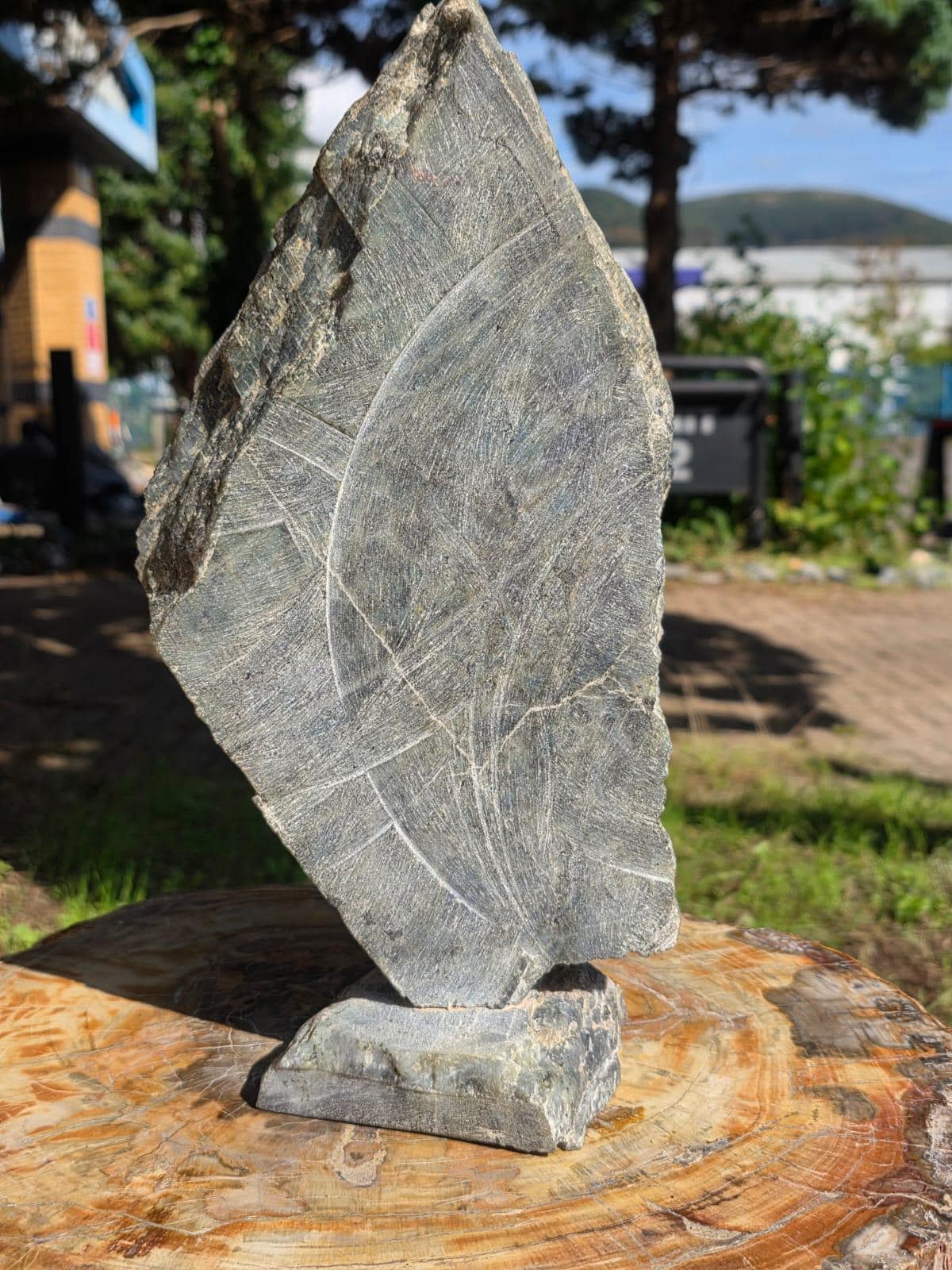 Large Rainbow Labradorite Moon Goddess Crystal Carving  | 4.27kg
