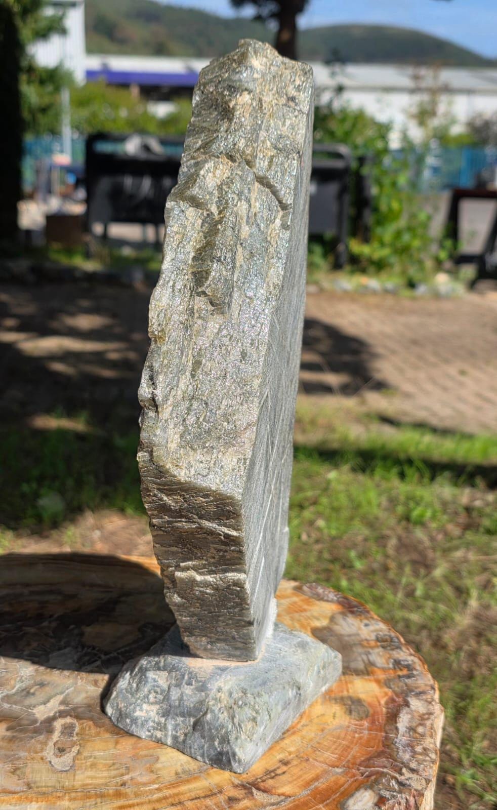 Large Rainbow Labradorite Moon Goddess Crystal Carving  | 4.27kg