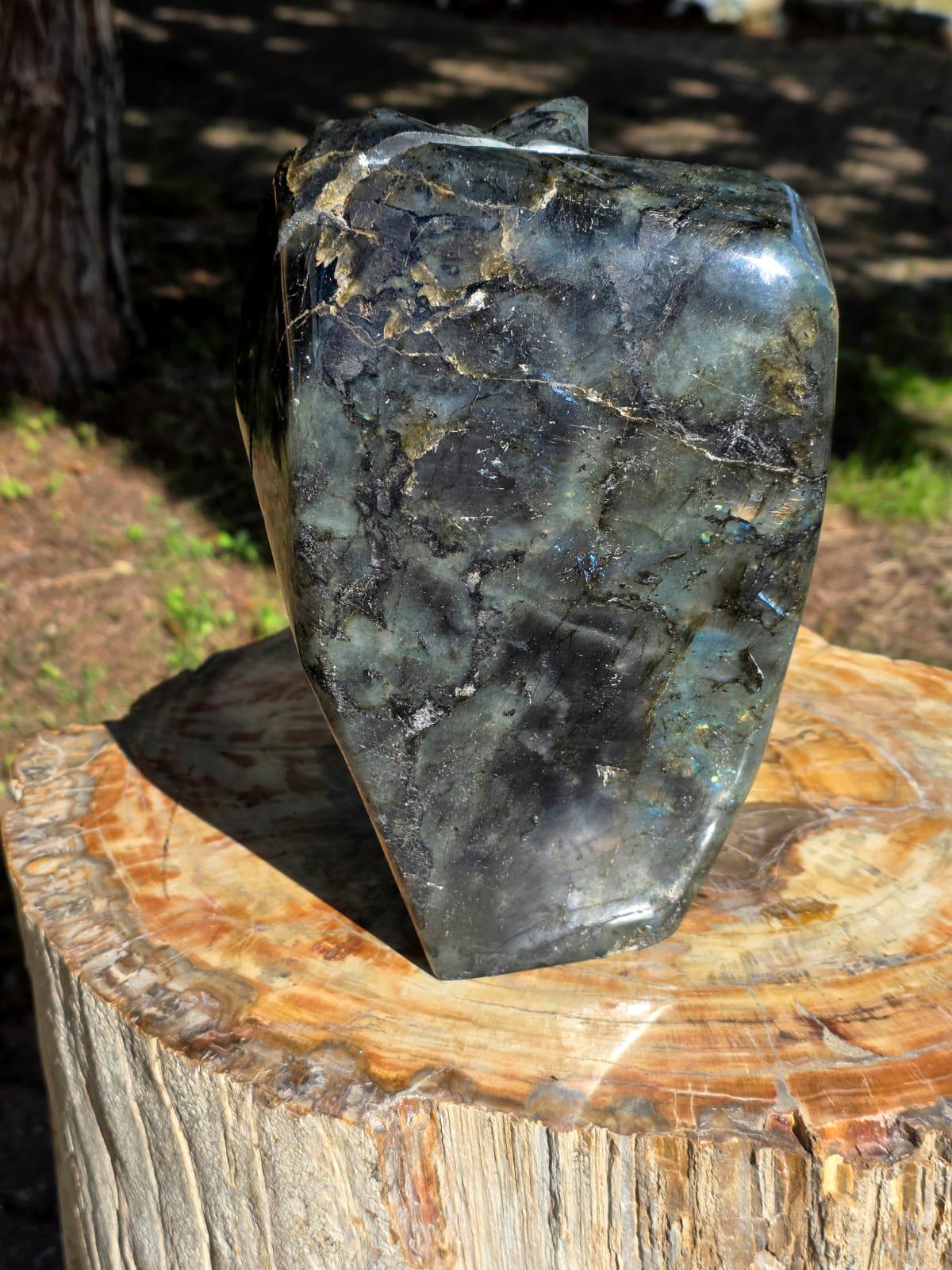 Large Labradorite Horse Crystal Carving  | 5.95kg Equestrian Gift