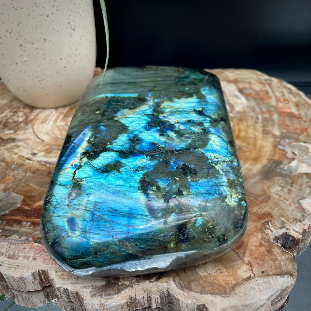 Labradorite Crystal Freeform 2.14kg | Polished Display Stone #13