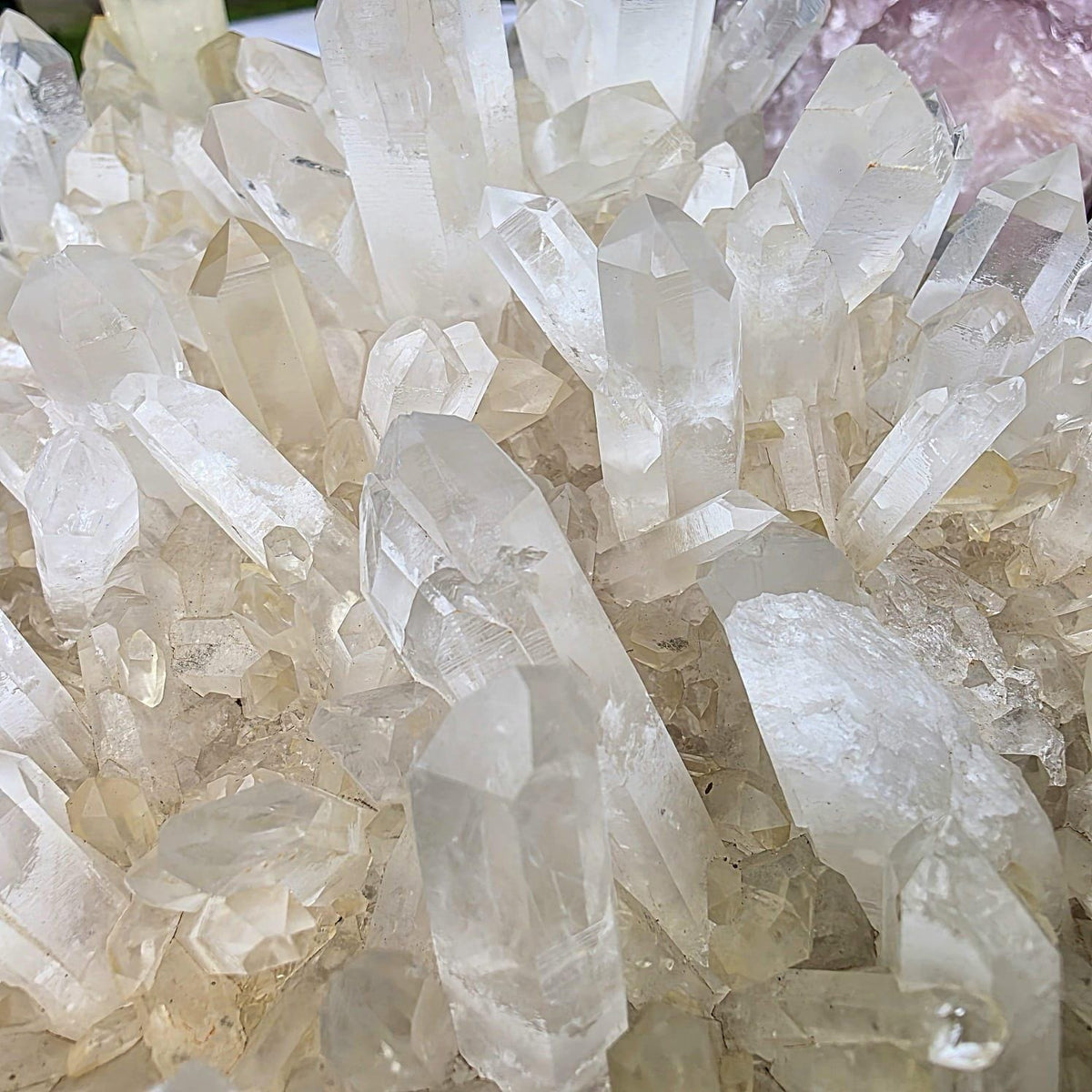 XL Clear Quartz Crystal Cluster | 10.3kg | Large Statement Crystal Home Decor