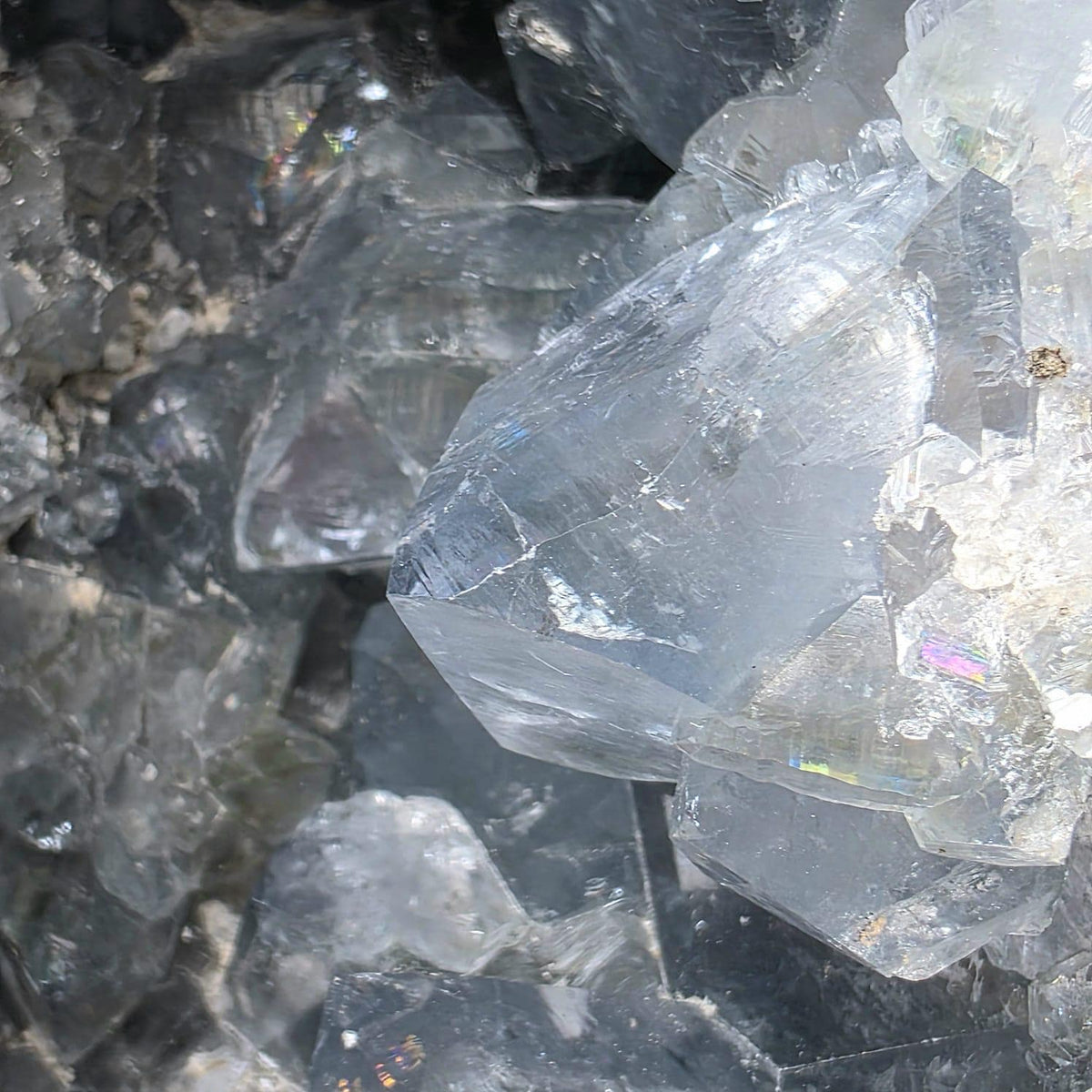 XL Celestite Crystal Geode | 8.84kg Natural Celestine Mineral Specimen