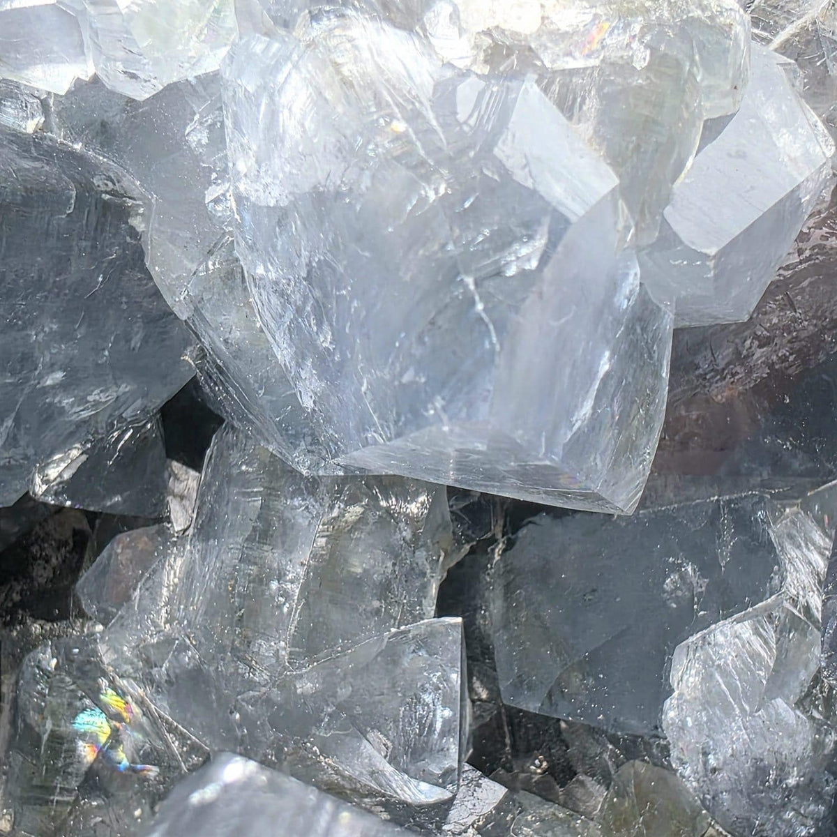 XL Celestite Crystal Geode | 8.84kg Natural Celestine Mineral Specimen