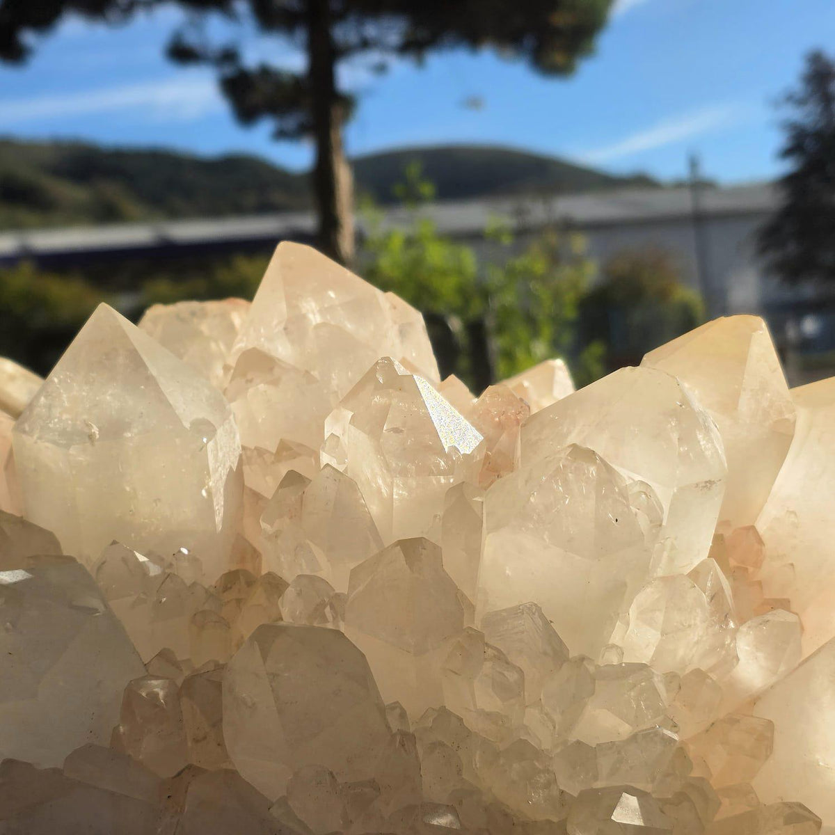 XXL Pink Quartz Crystal Cluster | Large Natural Quartz Collector Specimen | 33.85kg