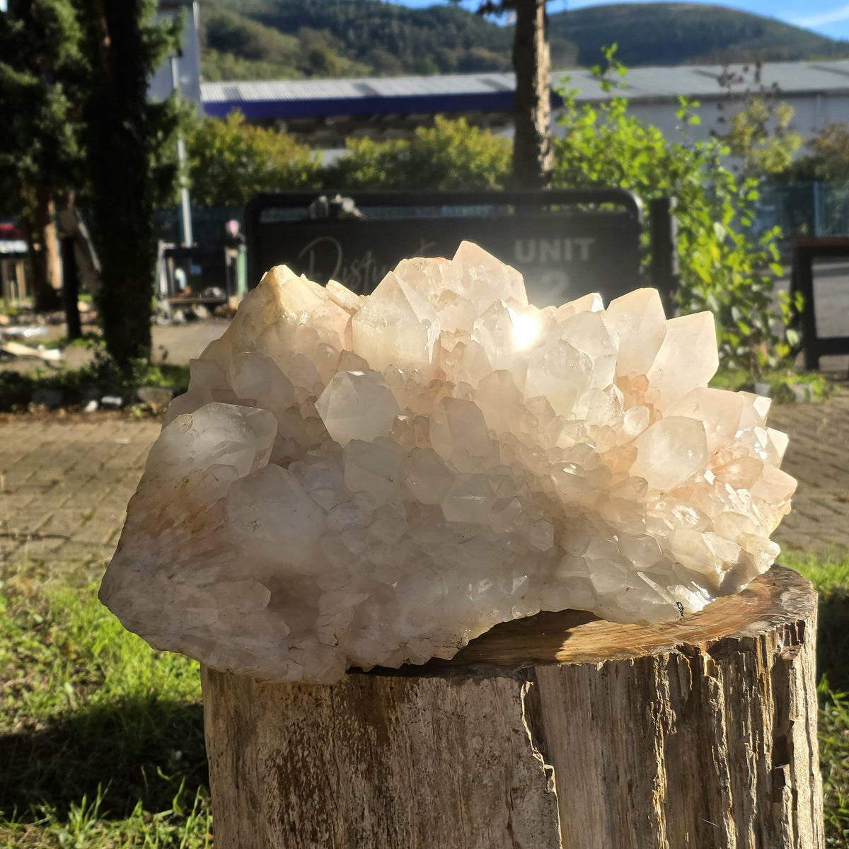 XXL Pink Quartz Crystal Cluster | Large Natural Quartz Collector Specimen | 33.85kg