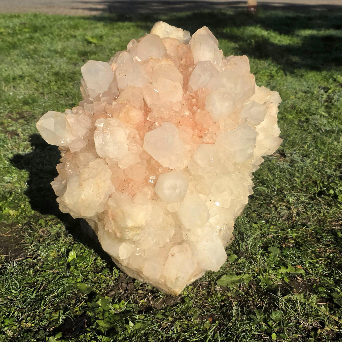 XXL Pink Quartz Crystal Cluster | Large Natural Quartz Collector Specimen | 33.85kg