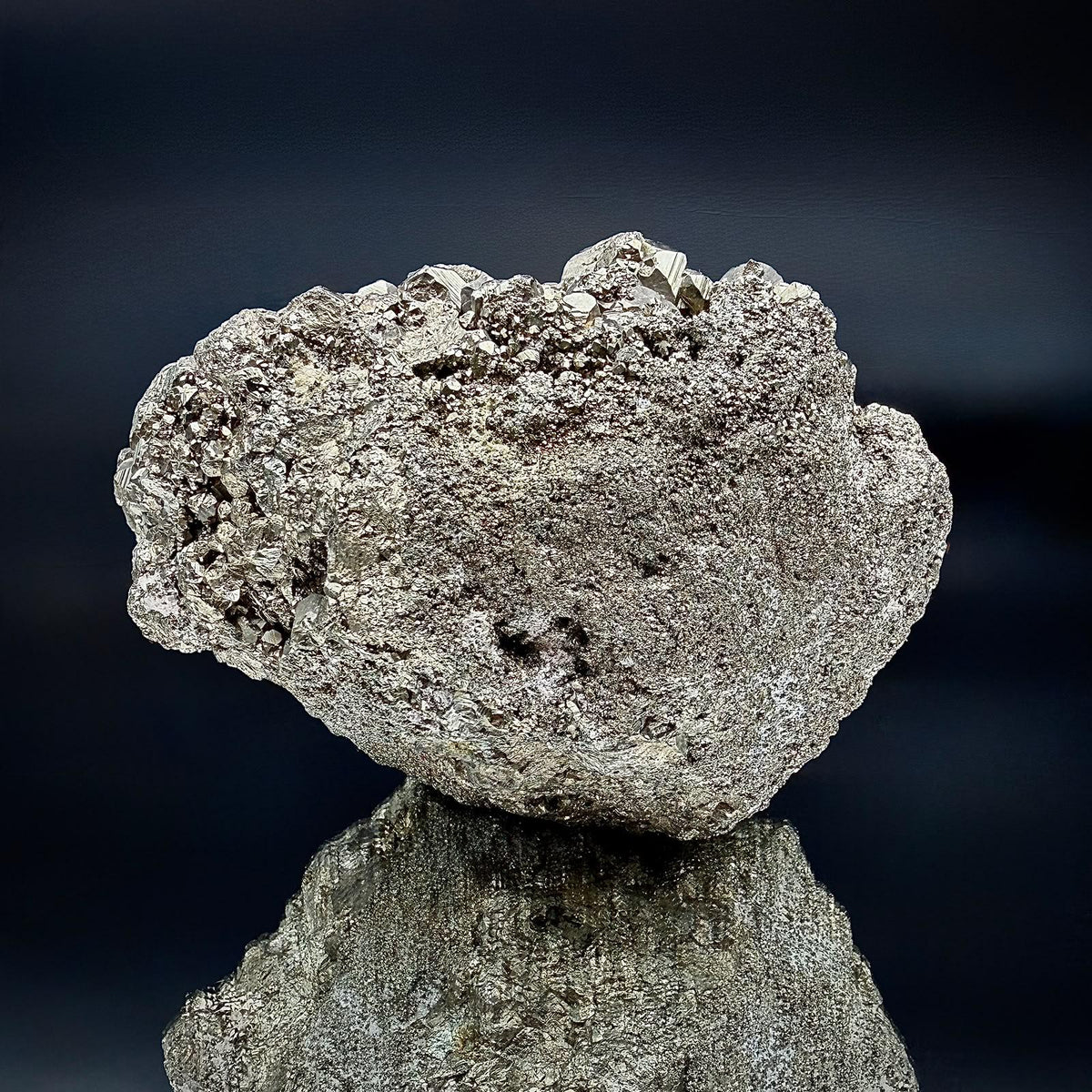 Large AA Grade Peruvian Pyrite Crystal Cluster #51 | Natural Fool's Gold Mineral Specimen