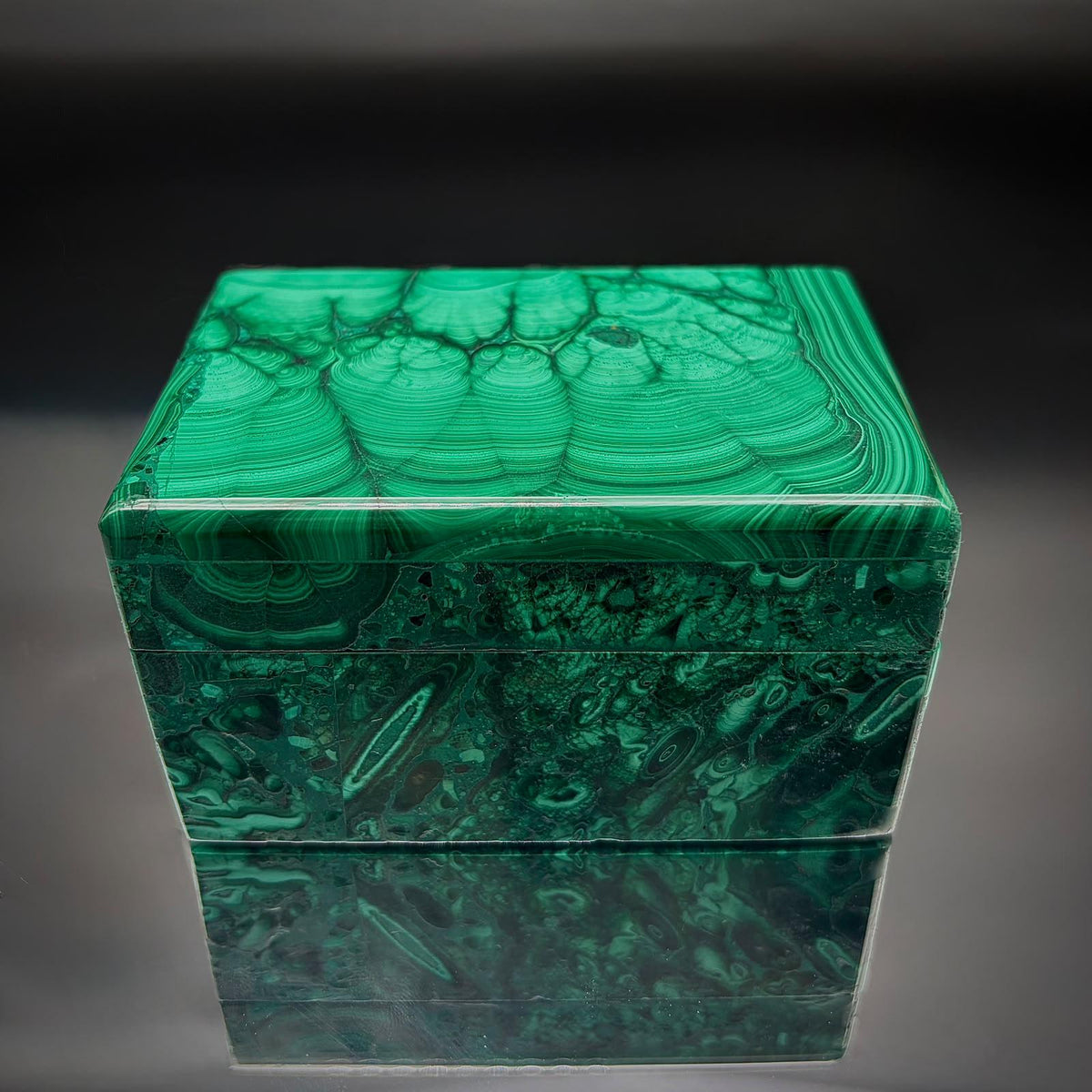 Malachite Crystal Jewellery Storage Keepsakes Box | DP