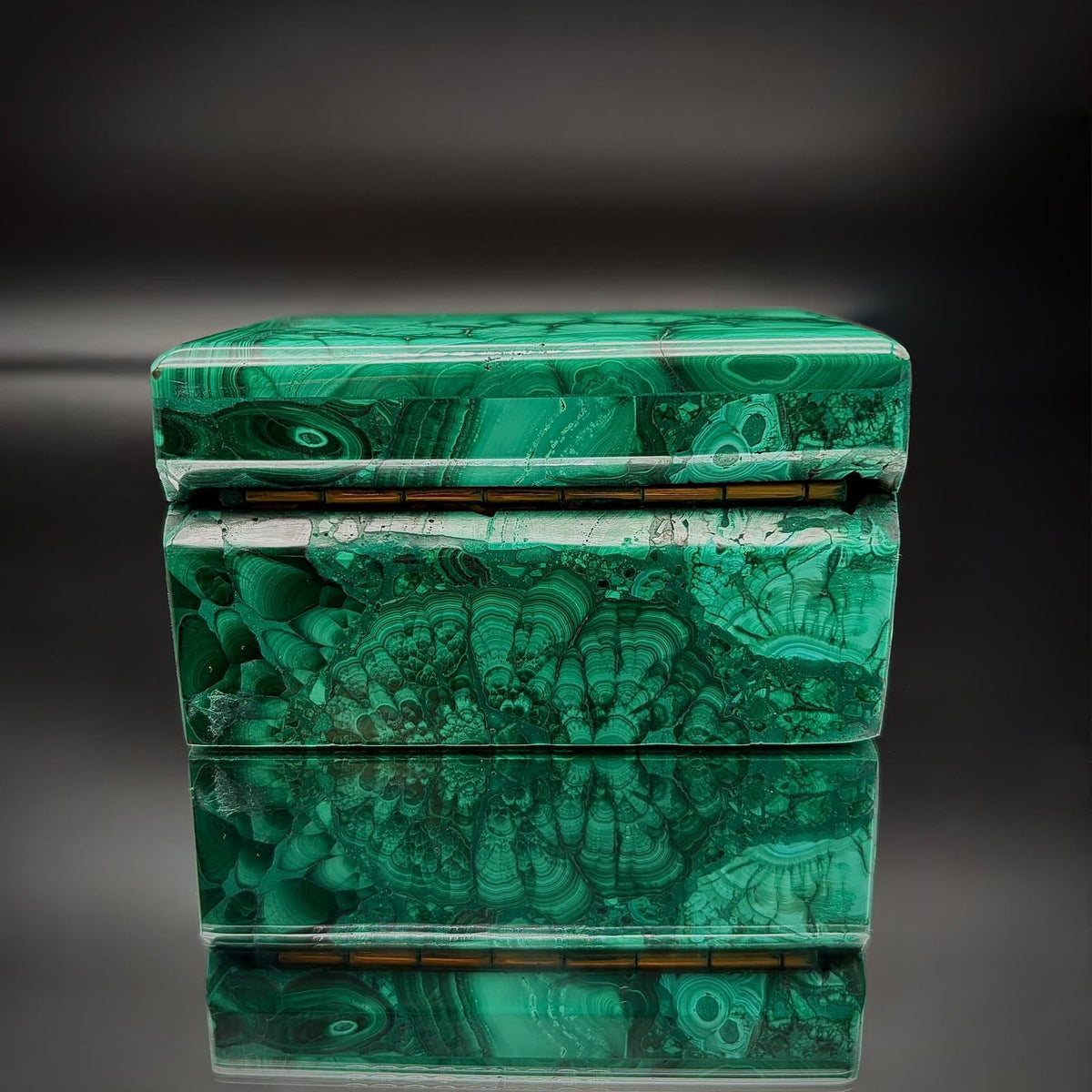 Malachite Crystal Jewellery Storage Keepsakes Box | DP