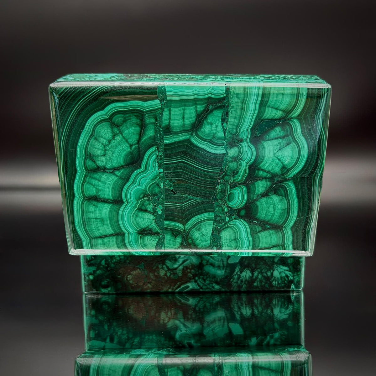 Malachite Crystal Jewellery Storage Keepsakes Box | #1