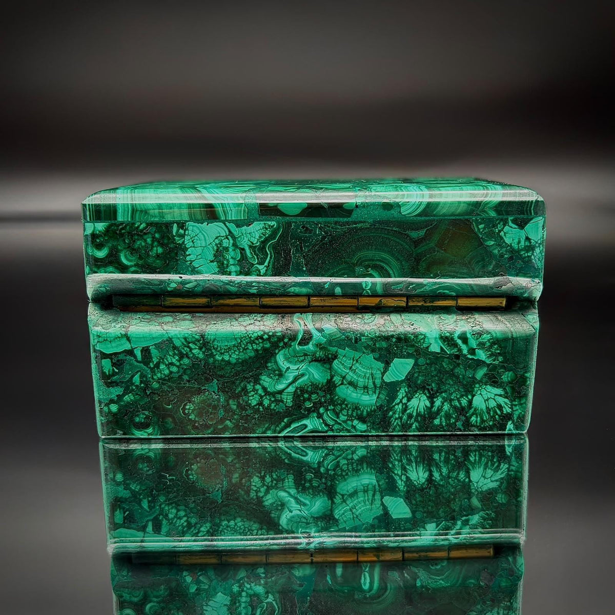 Malachite Crystal Jewellery Storage Keepsakes Box | #1