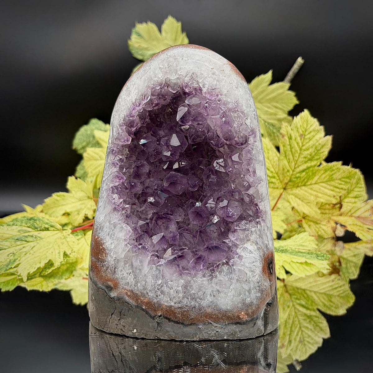 Large uruguayan amethyst crystal geode cut base | High-Grade | amu-93