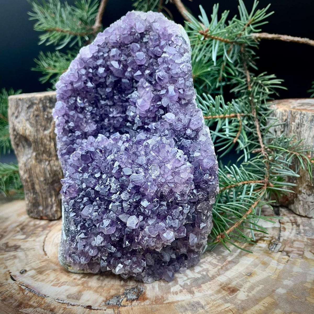 Amethyst Crystal Cutbase | Large Freestanding | ACB35 1.37kg