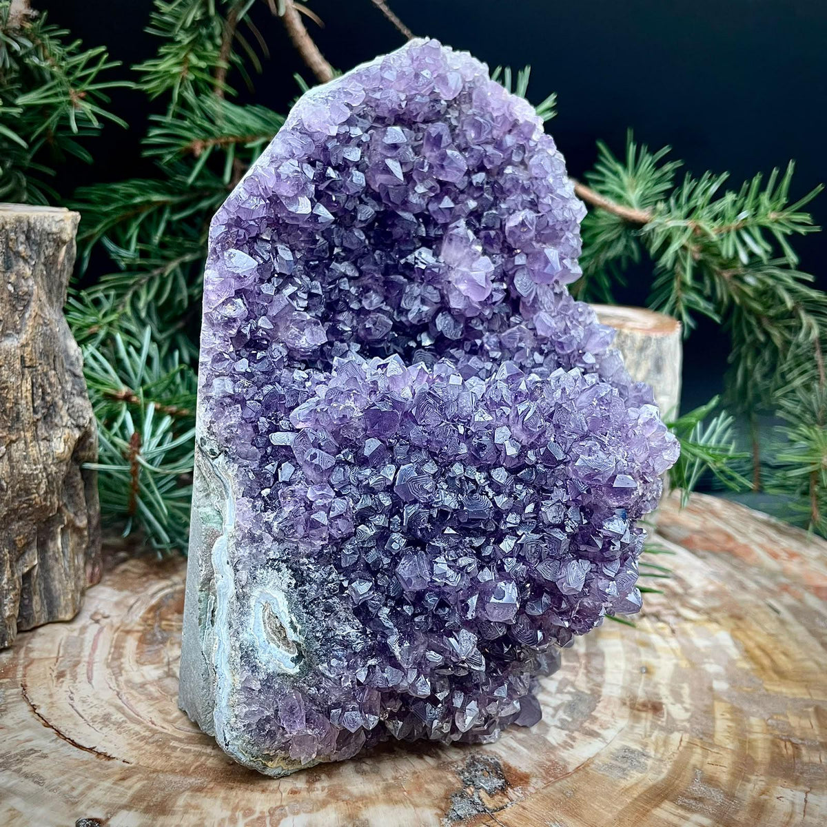 Amethyst Crystal Cutbase | Large Freestanding | ACB35 1.37kg