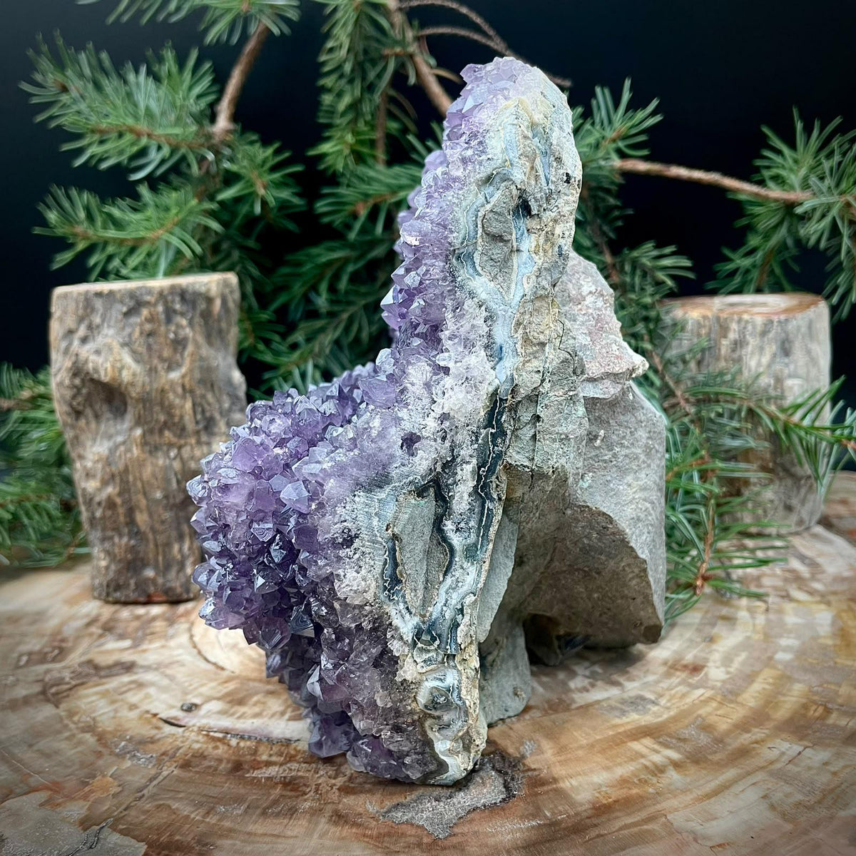 Amethyst Crystal Cutbase | Large Freestanding | ACB35 1.37kg