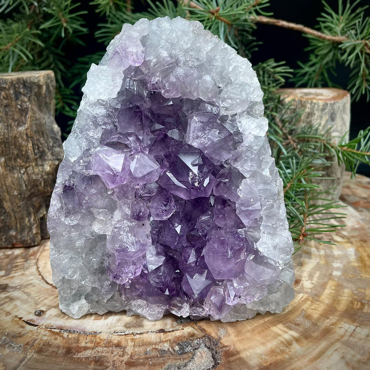 Amethyst Crystal Cutbase | Large Freestanding | ACB34 1.67kg