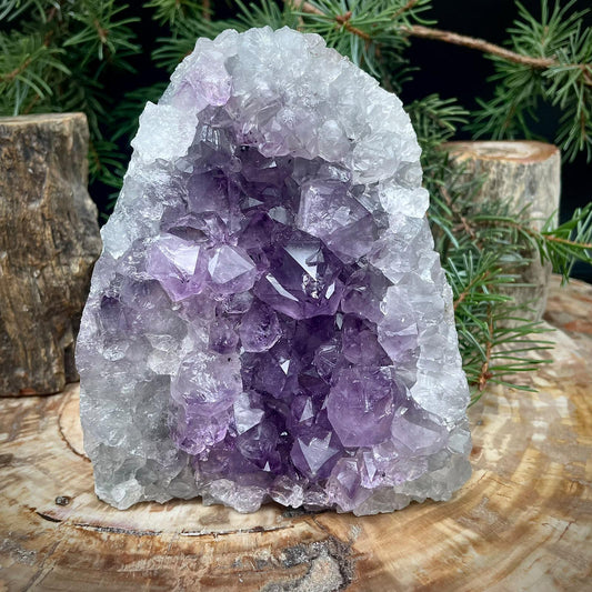 Amethyst Crystal Cutbase | Large Freestanding | ACB34 1.67kg