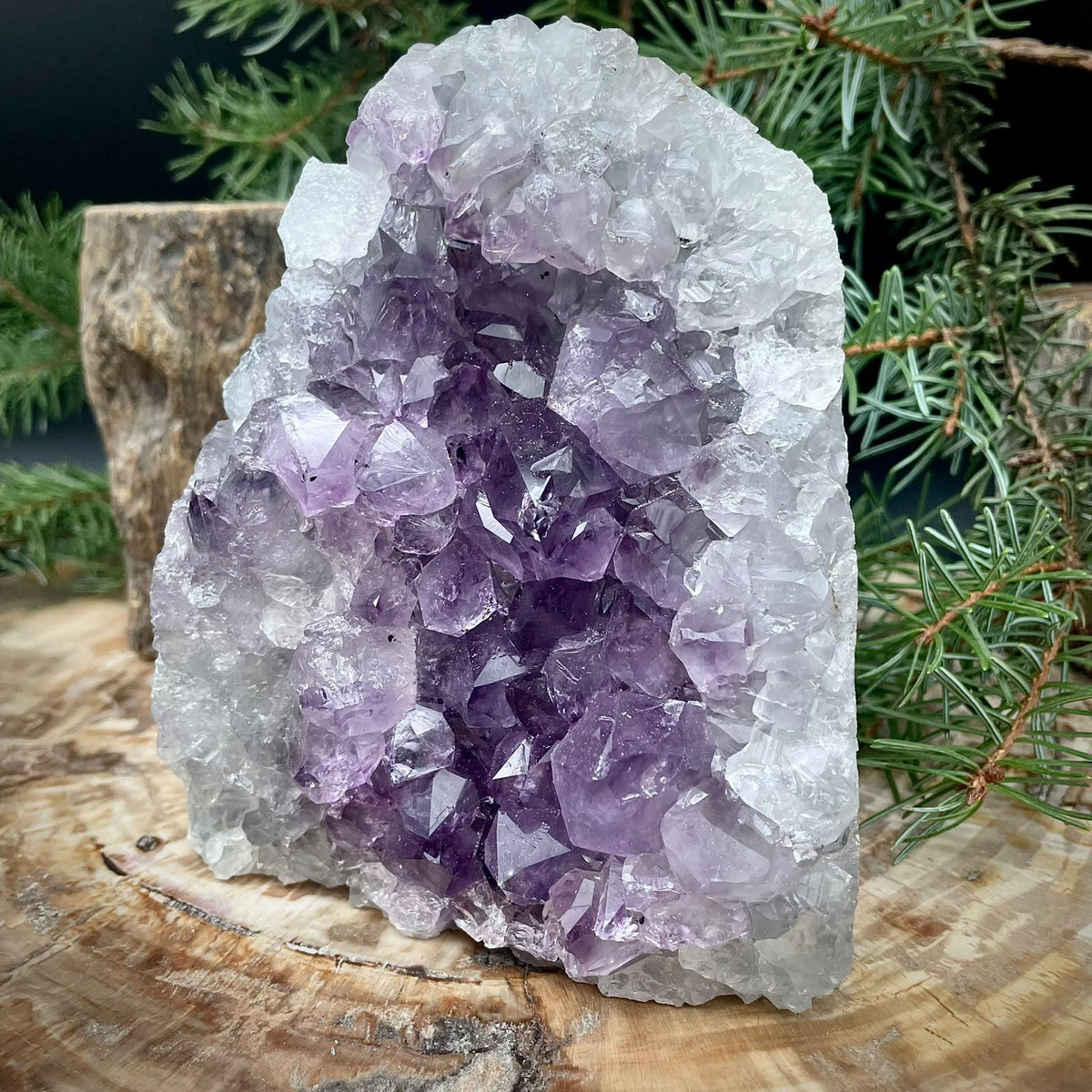 Amethyst Crystal Cutbase | Large Freestanding | ACB34 1.67kg