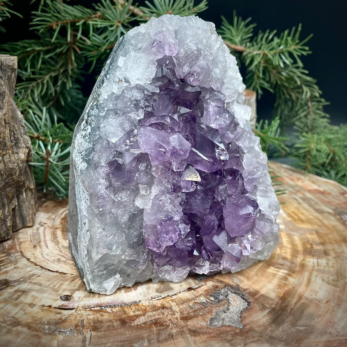Amethyst Crystal Cutbase | Large Freestanding | ACB34 1.67kg