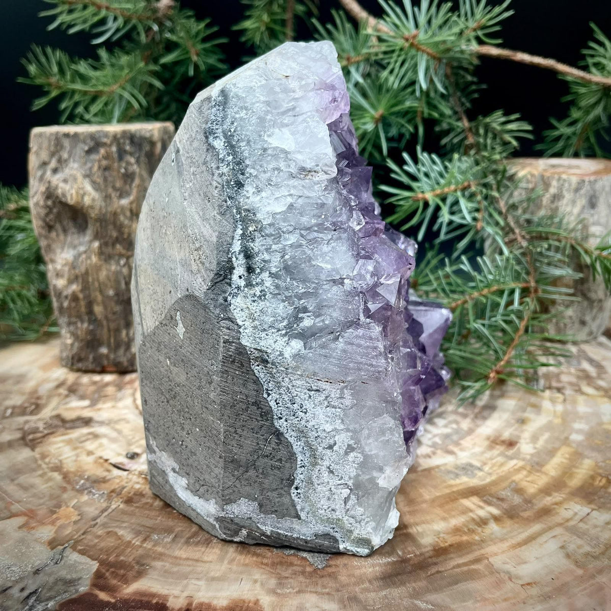 Amethyst Crystal Cutbase | Large Freestanding | ACB34 1.67kg