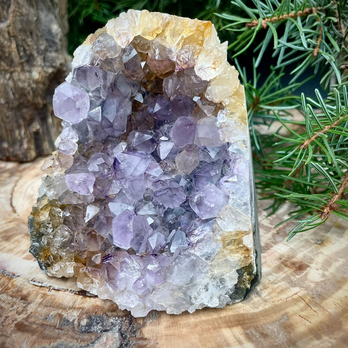 Amethyst Crystal Cutbase | Large Freestanding | ACB33 569g