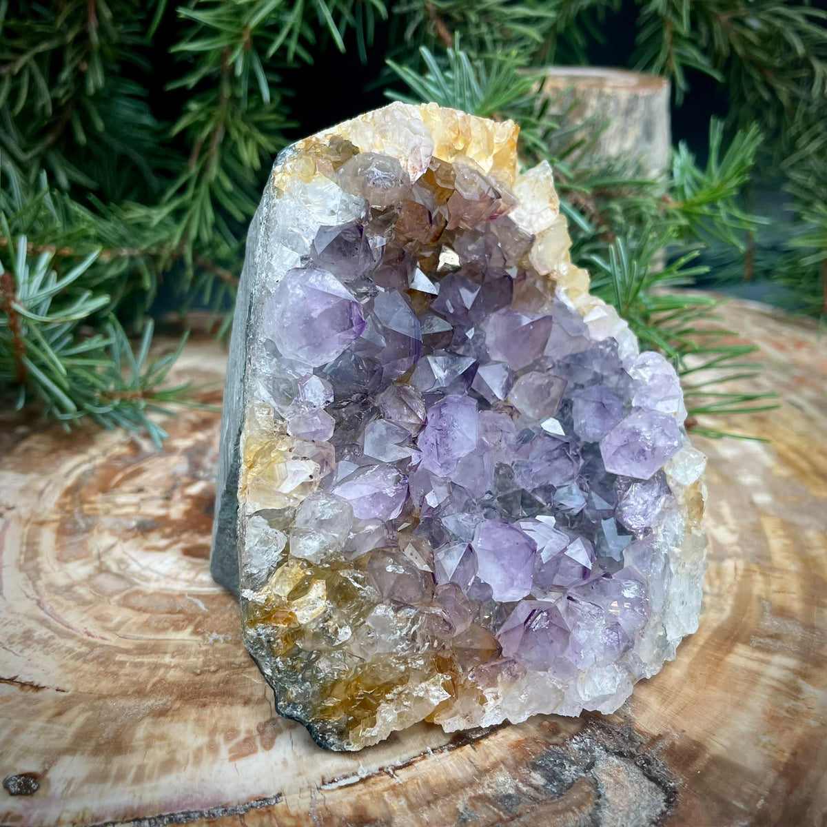 Amethyst Crystal Cutbase | Large Freestanding | ACB33 569g