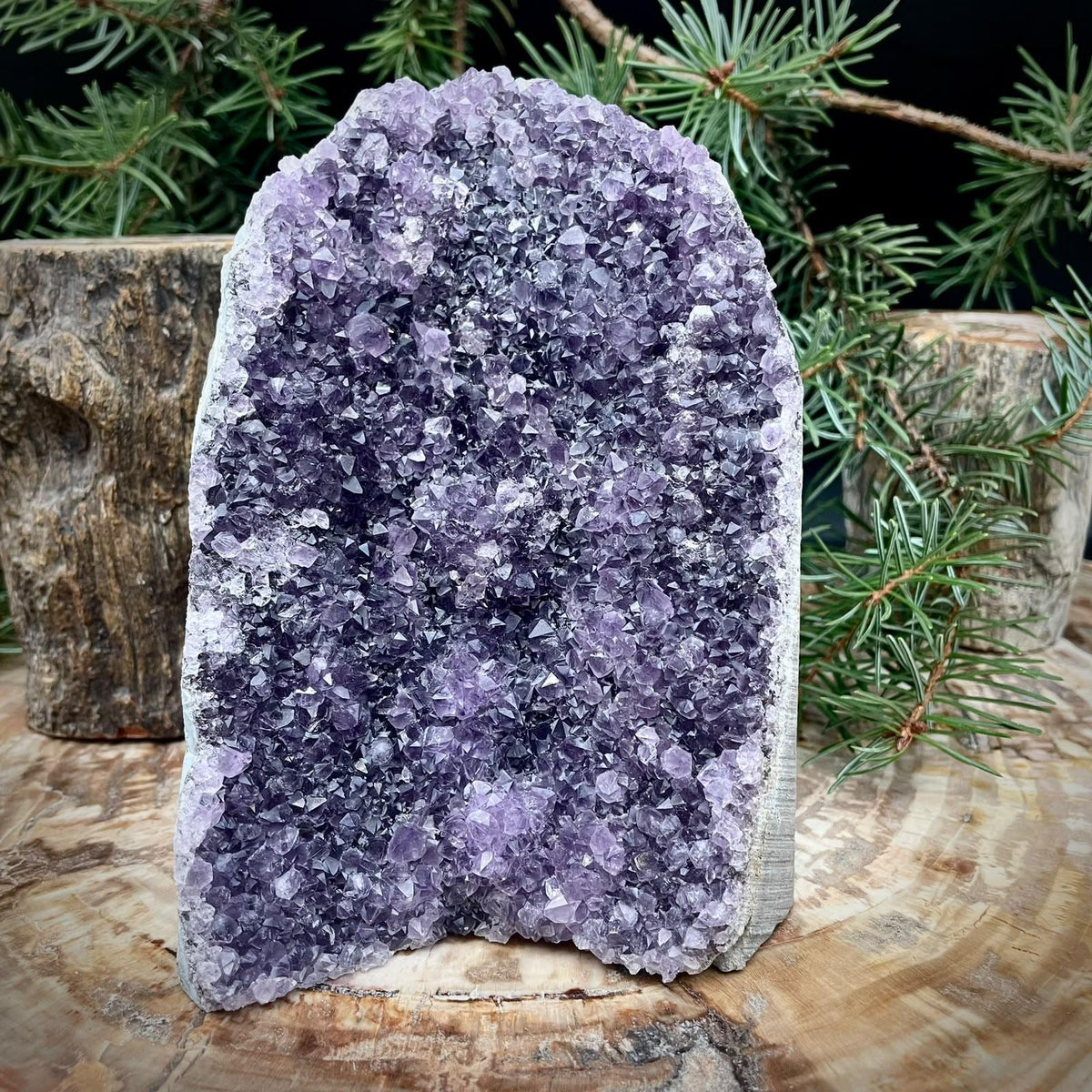 Amethyst Crystal Cutbase | Large Freestanding | ACB32 1.43kg
